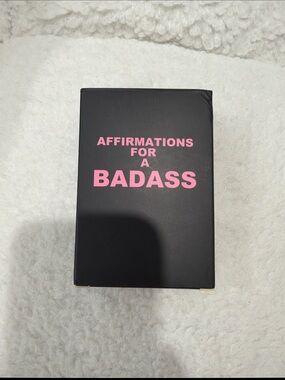 Affirmations for a Badass Deck - Black & Pink Affirmation Cards